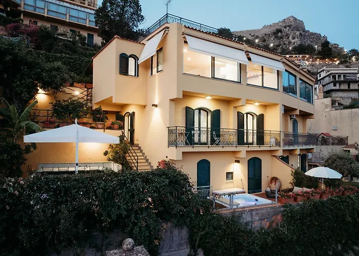 Villa Marta Luxury Sea View And Spa Taormina